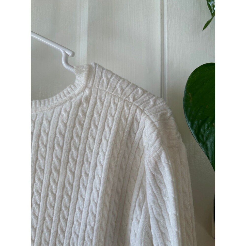 Chadwick’s women’s size x-large white v-neck sweater - Picture 9 of 9